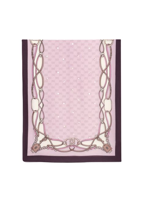 foulard doublestrap rosa LIU JO | 2F5079T0300DOUBLESTRAP-43204